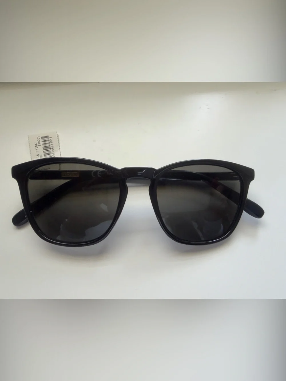 J. Crew Black Wayfarer-Style Sunglasses